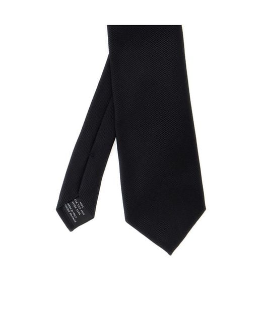 Tom Ford Black Twill Tie for men