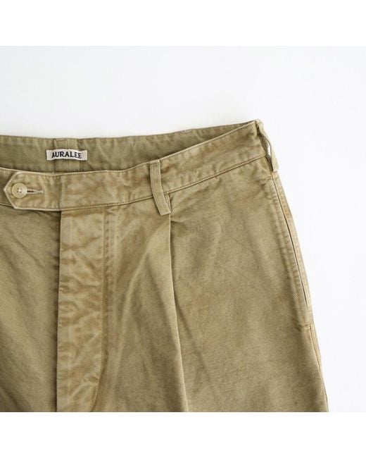 AURALEE Relaxed Chino Pants in White for Men | Lyst UK