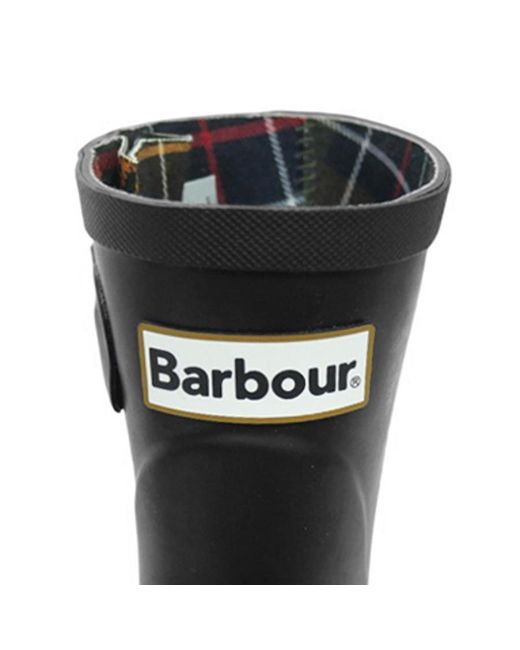 Barbour Black Round-Toe Ankle Boots