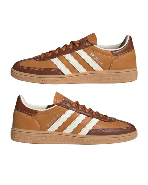 Adidas Originals Brown Handball Spezial Shoes for men