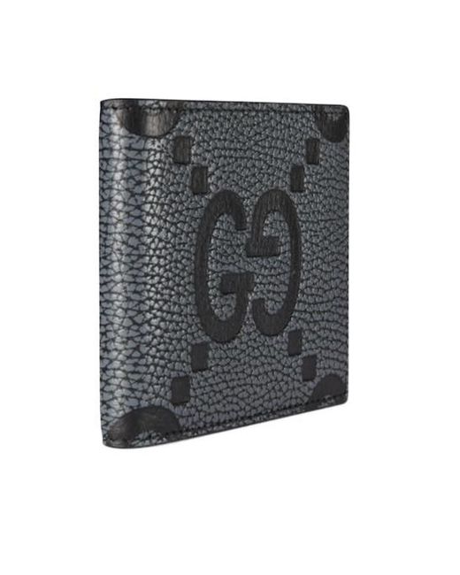 Gucci Black Jumbo Gg Bifold Wallet for men