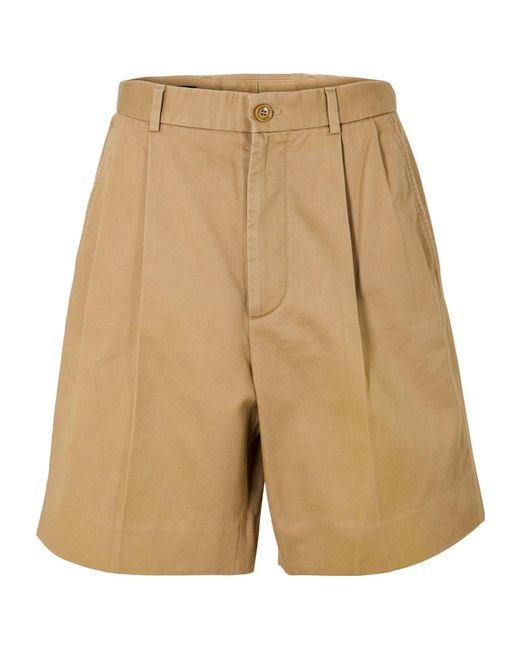 Gucci Natural Solid-Color Casual Shorts for men
