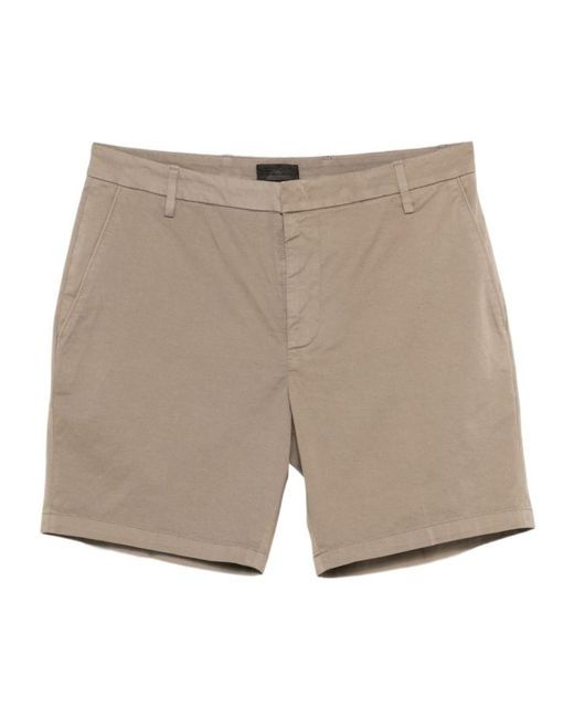 Dondup Natural Buttoned Flap-Pockets Shorts for men