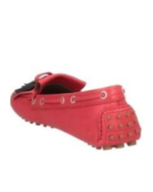 Brunello Cucinelli Red Simple Leather Mules