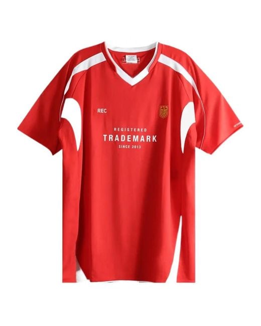 Vetements Red Trademark Football T-Shirt