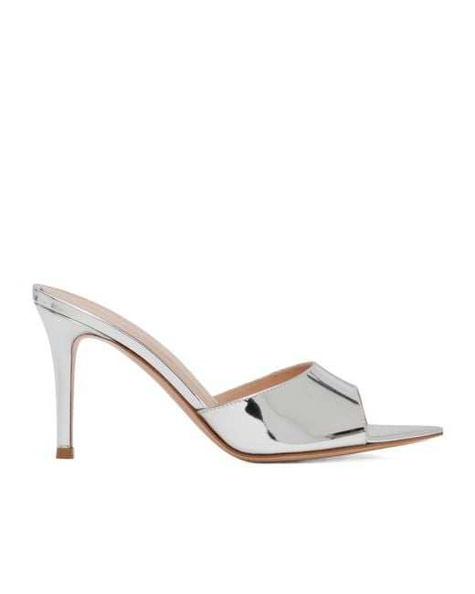 Gianvito Rossi White Elle 85 High-Heeled Sandals