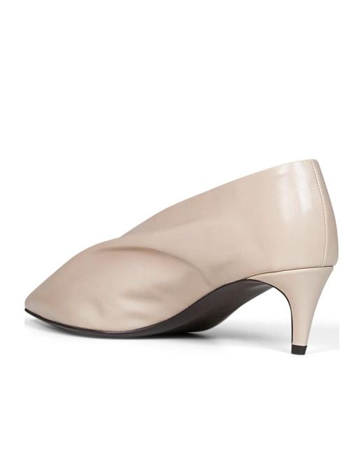 Khaite White Pointed-Toe High Heels