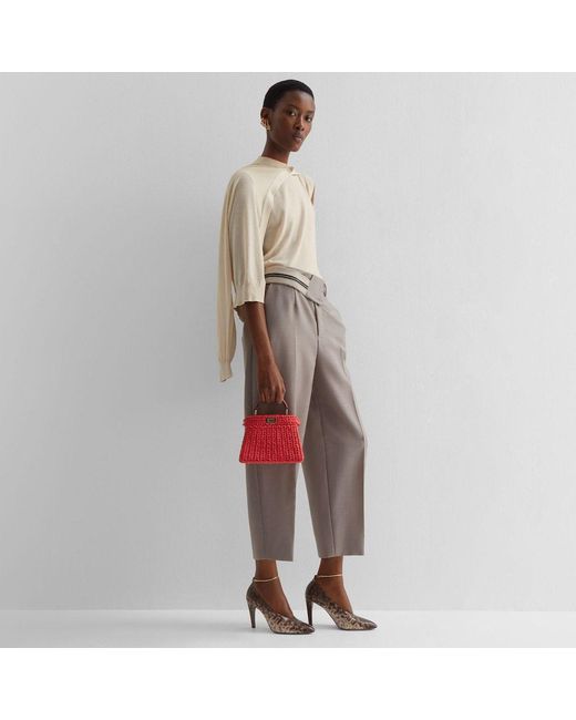 Fendi Natural Cream Wool Jumper