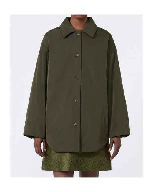 Max Mara Green The Cube Carlotta Quilted Jacket