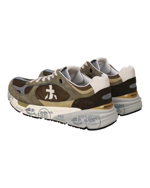 Premiata Multicolor Mase 25 Lace-Up Sneakers for men
