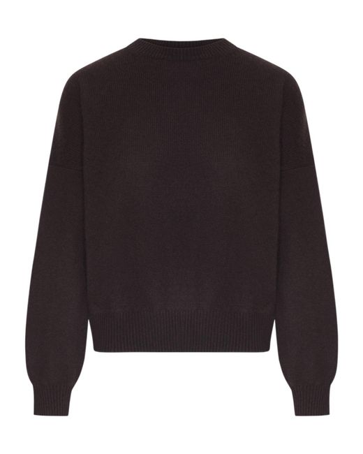 Lisa Yang Black Ribbed Knitted Sweater