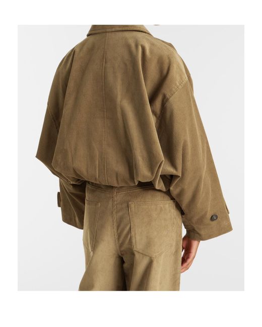Rohe Green Cotton Corduroy Jacket