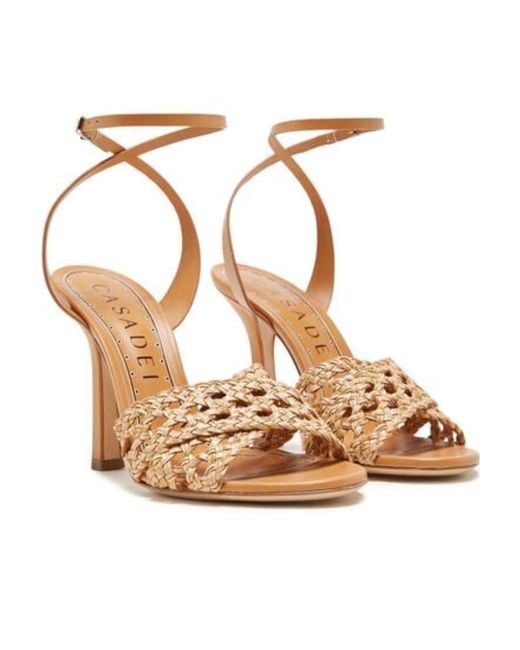Casadei Metallic Versilia Sandals
