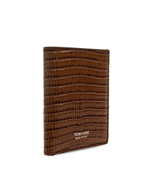 Tom Ford Brown Foldable Wallet for men