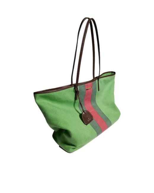 Gucci Green Tribeca 'Cannes' Large Tote
