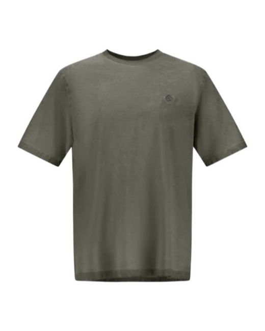 Herno Green Logo-Embroidered T-Shirt for men