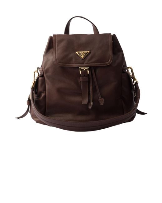 Prada Brown Explore Medium Backpack