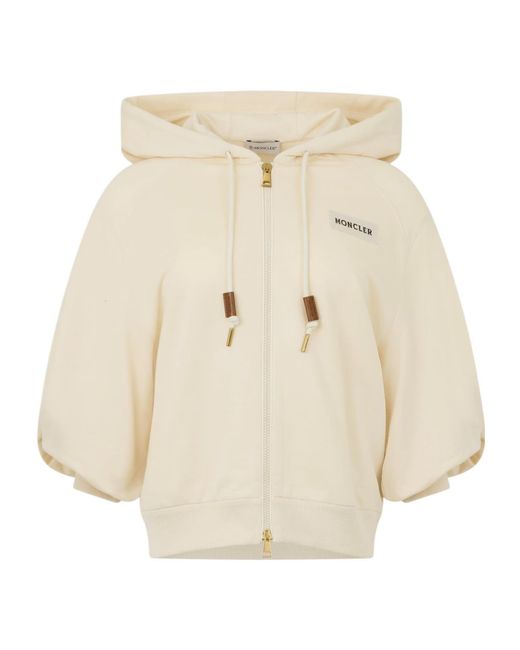 Moncler Natural Hooded Casual Jacket