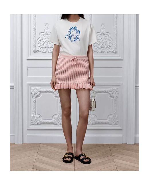 Dior White Iviera Oversized T-Shirt