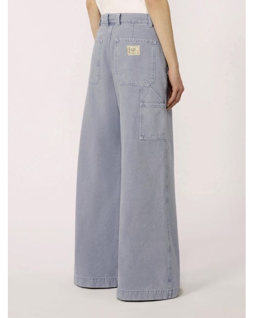 Weekend by Maxmara Blue Skipper Wide-Leg Trousers
