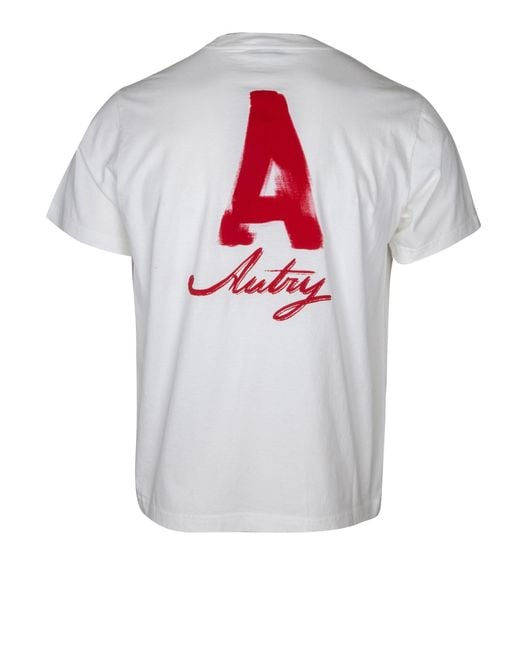 Autry White Short-Sleeved T-Shirt for men