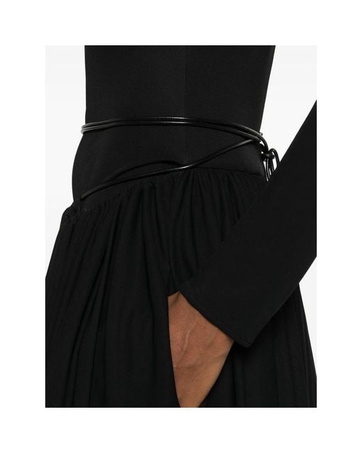 Alaïa Black Long-Sleeved Dress