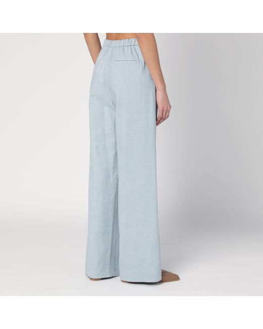 Loulou de Saison Blue Wide-Leg Pants