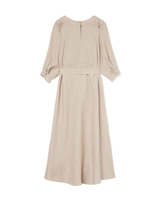 Loro Piana Natural Ruth Linen Maxi Dress