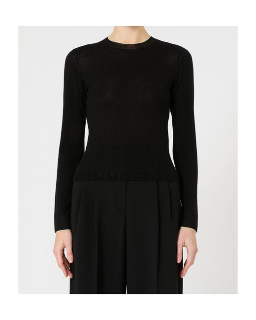Max Mara Black Wool Sweater