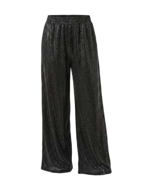 Gucci Black Jersey Pants With Iridescent Effect