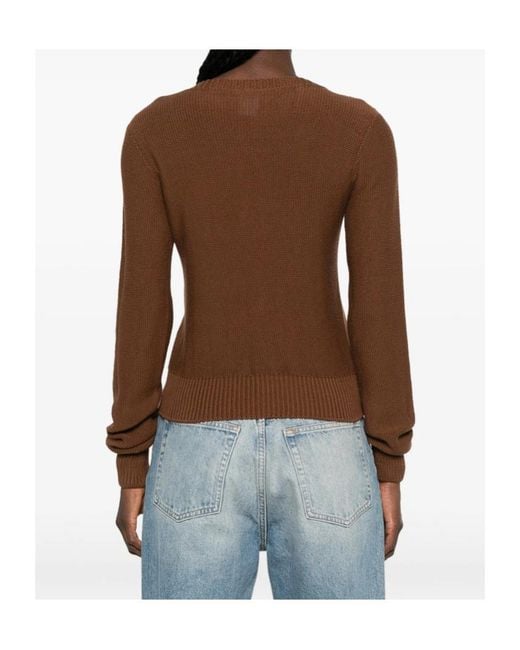 Baserange Brown Long-Sleeved Knitwear