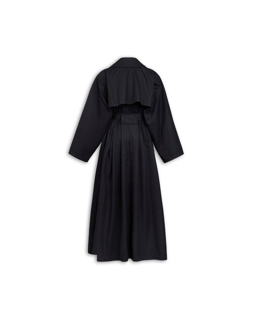 Alaïa Blue Alaïa Belted Trench Coat