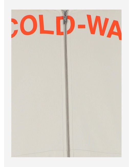 A_COLD_WALL* White A-Cold-Wall* Sphere Logo-Printed Zipped Hoodie for men