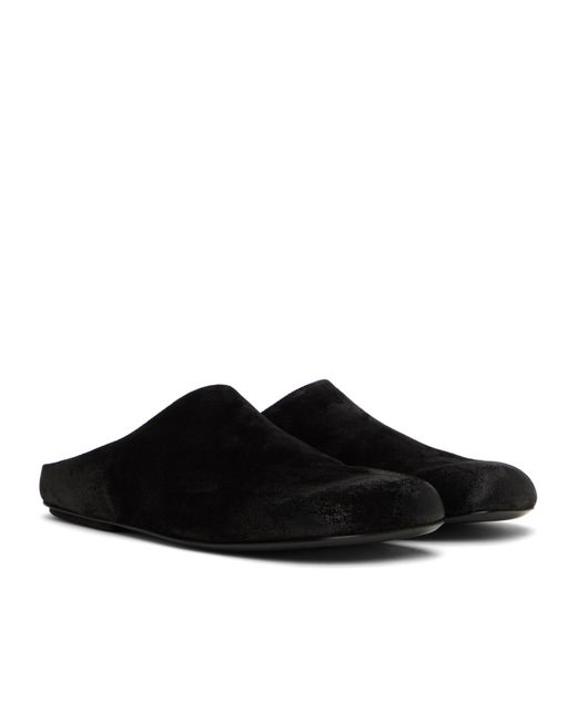 Marsèll Black Round Toe Mules for men