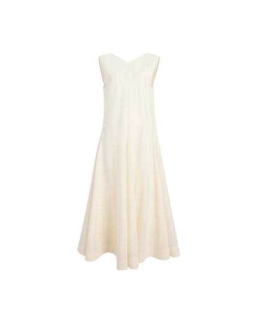 Khaite White Mellie Dress