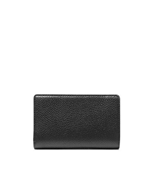 MICHAEL Michael Kors Black Logo Lettering Medium Wallet