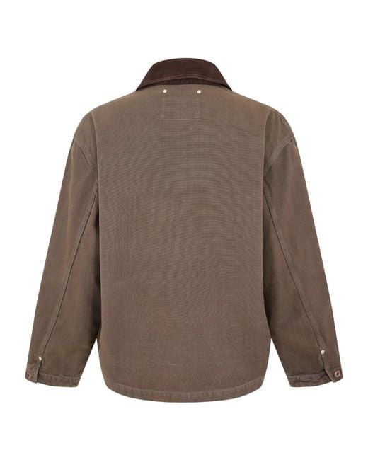 KENZO Brown Workwear Jacket for men