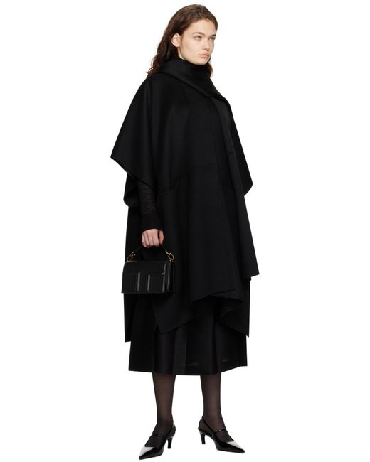 Totême Black Totême T-Flap Mini Tote Bag