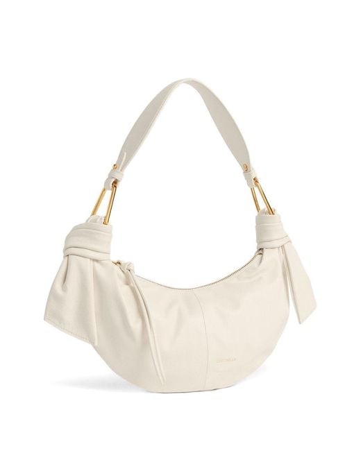 Coccinelle Natural Furoshiki Knot Detailed Small Shoulder Bag
