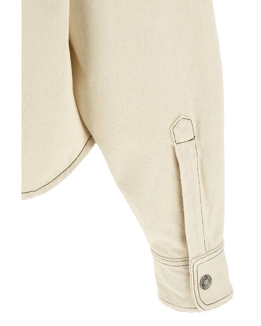 AMI Natural 'Ami De Coeur' Overshirt