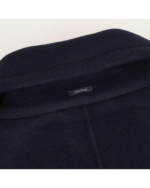 Max Mara Blue Long-Sleeve Casual Jacket