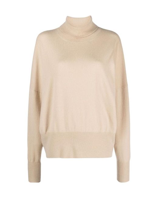 Totême  Natural Roll Neck Cashmere Jumper