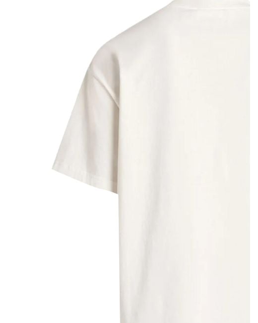Courreges White Courrèges Ac-Logo Crewneck T-Shirt for men