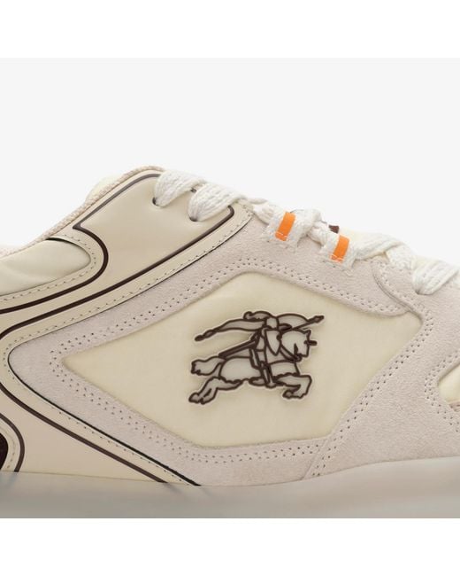 Burberry Natural Ekd Low-Top Sneakers for men