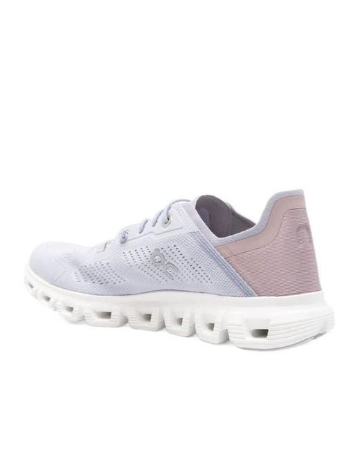 On Shoes White Round-Toe Sneakers