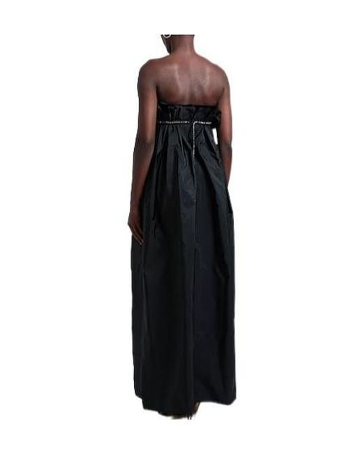 Max Mara Black Sleeveless A-Line Dress