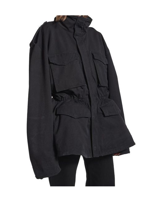 Balenciaga Black Hourglass Parka
