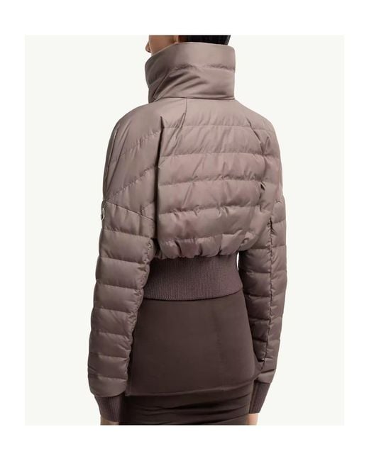 Moncler Brown Moncler Rick Owens Cropped Down Jacket
