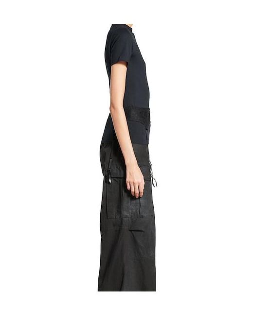 Balenciaga Black Lingerie Short-Sleeve T-Shirt