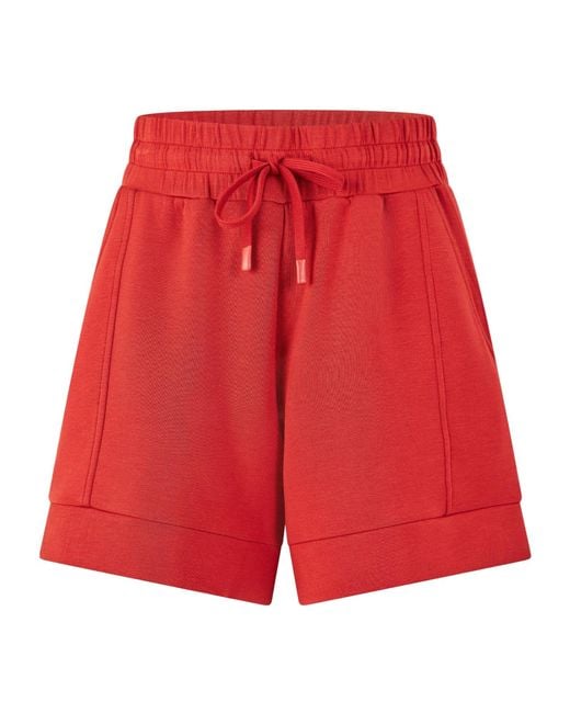 Varley Red Drawstring Shorts